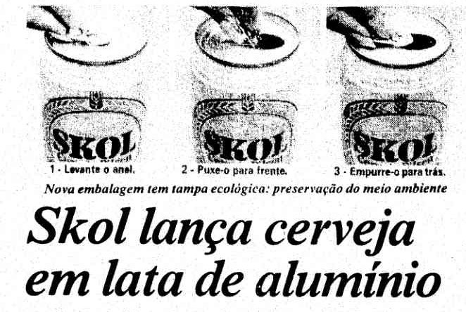 Skol - lata de alumínio
