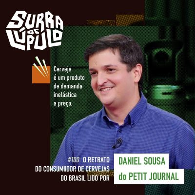 Consumidores de cerveja com daniel do petit journal
